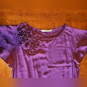 Trina‎ Turk Dress- Size 4- Plum & Black